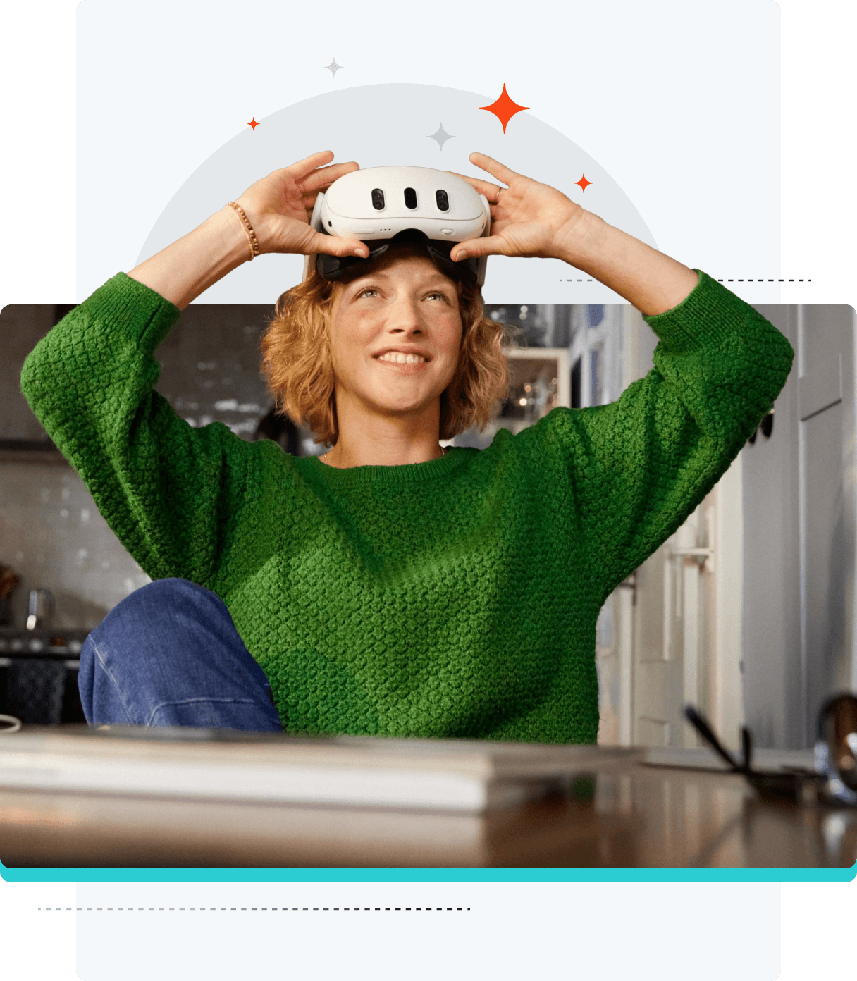 Image de femmes utilisant des lunettes de RV.