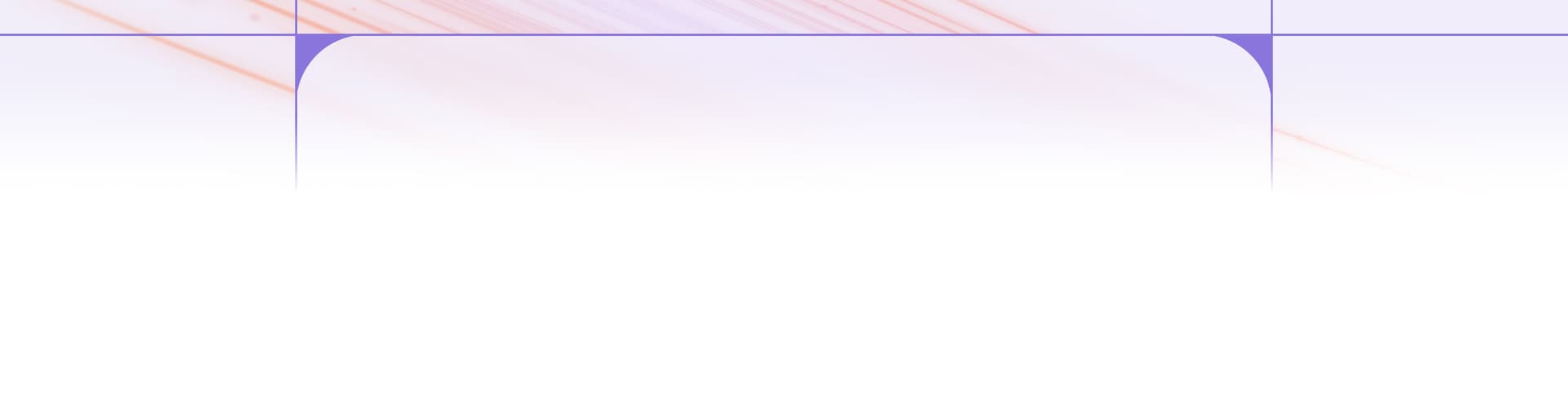 Abstract light purple and white background with thin purple lines and rounded corners.