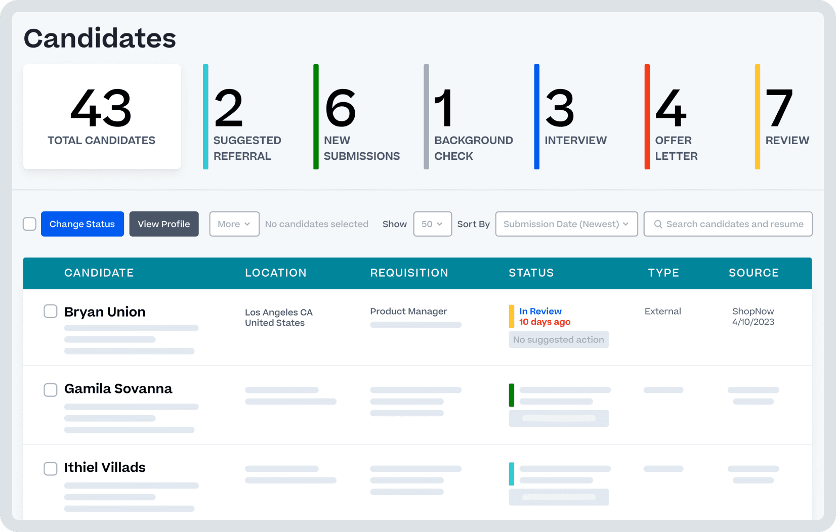 Screenshot of Cornerstone software.
