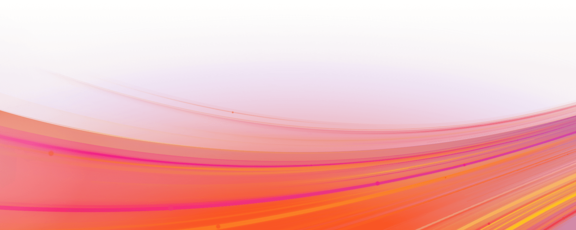 Abstract background with flowing orange, pink, and yellow curves.