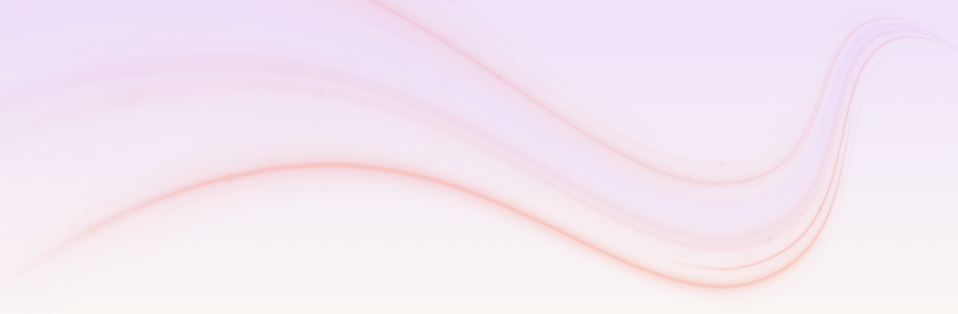 Soft pastel gradient background with delicate wavy lines.