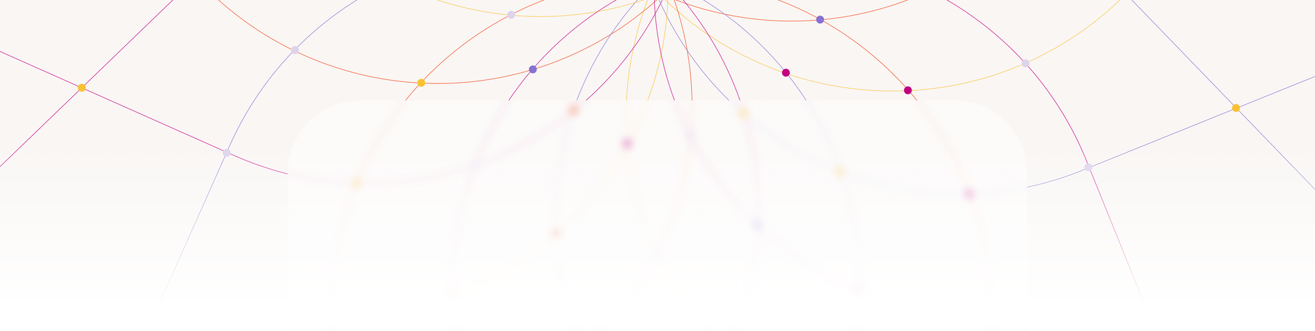 Abstract background with faint pastel lines and dots creating a delicate network.