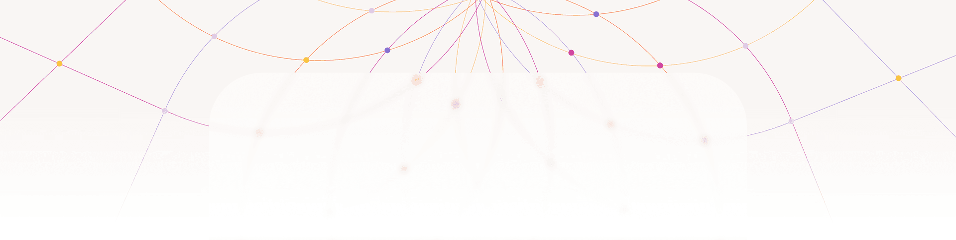 Abstract background with faint pastel lines and dots creating a delicate network.