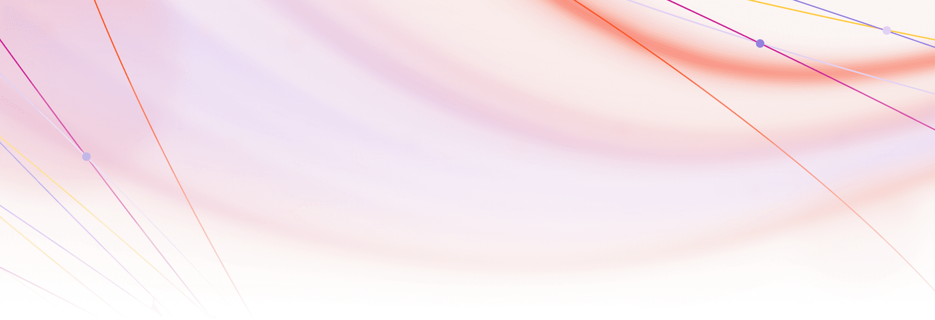 Abstract background with soft pastel curves and thin colorful diagonal lines.