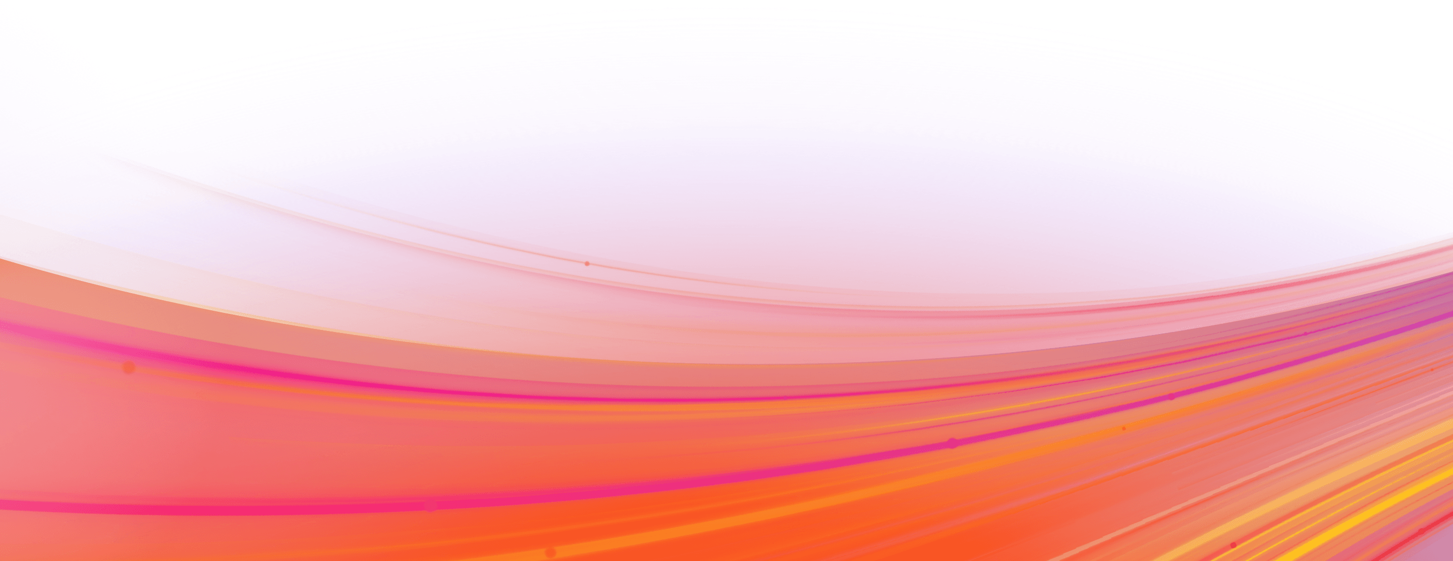 Abstract background with curving orange, pink, and yellow lines, beneath a white upper section.