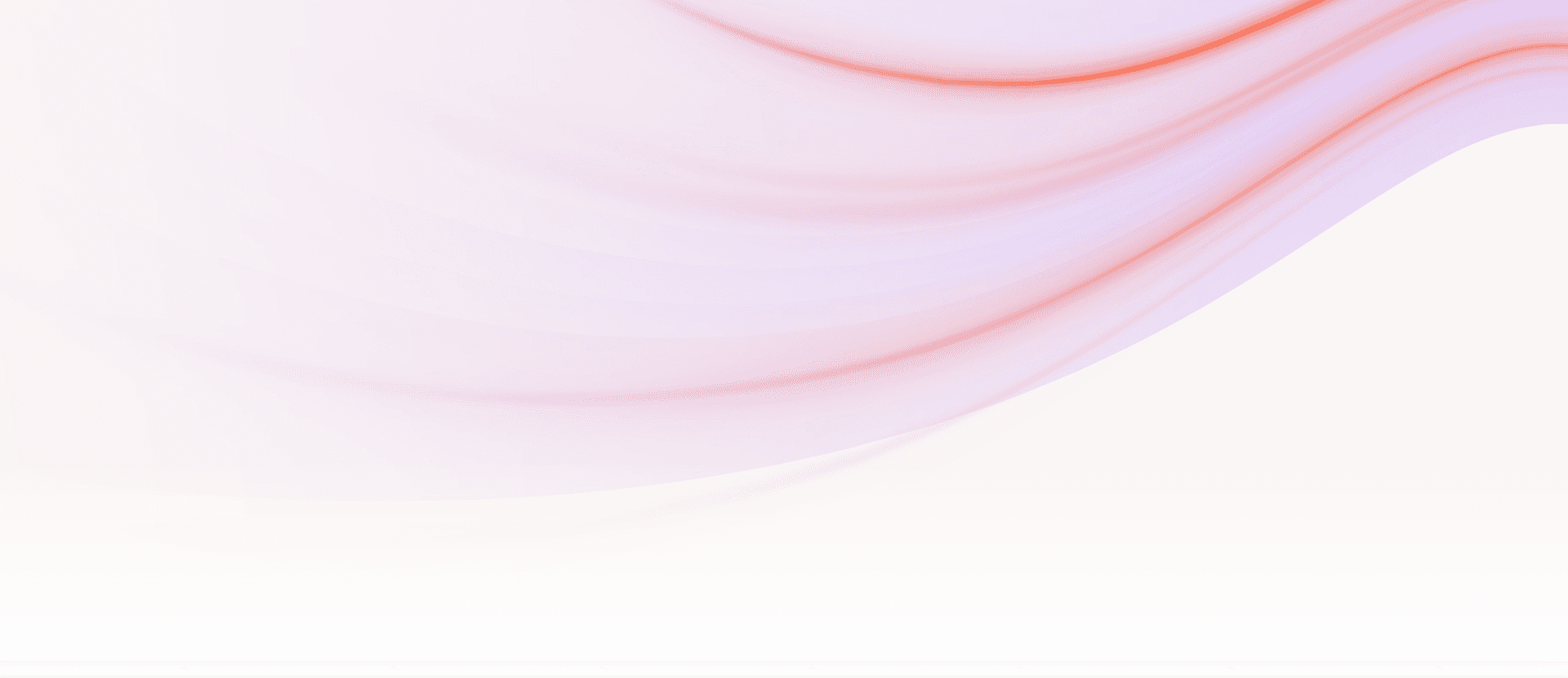 Abstract background with soft pink and purple waves fading into white.