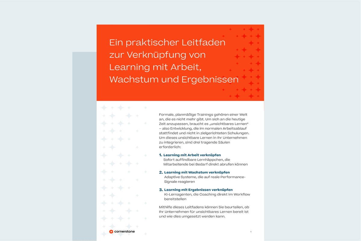 Ein praktischer Leitfaden zur Verknüpfung von Learning mit Arbeit, Wachstum und Ergebnissen