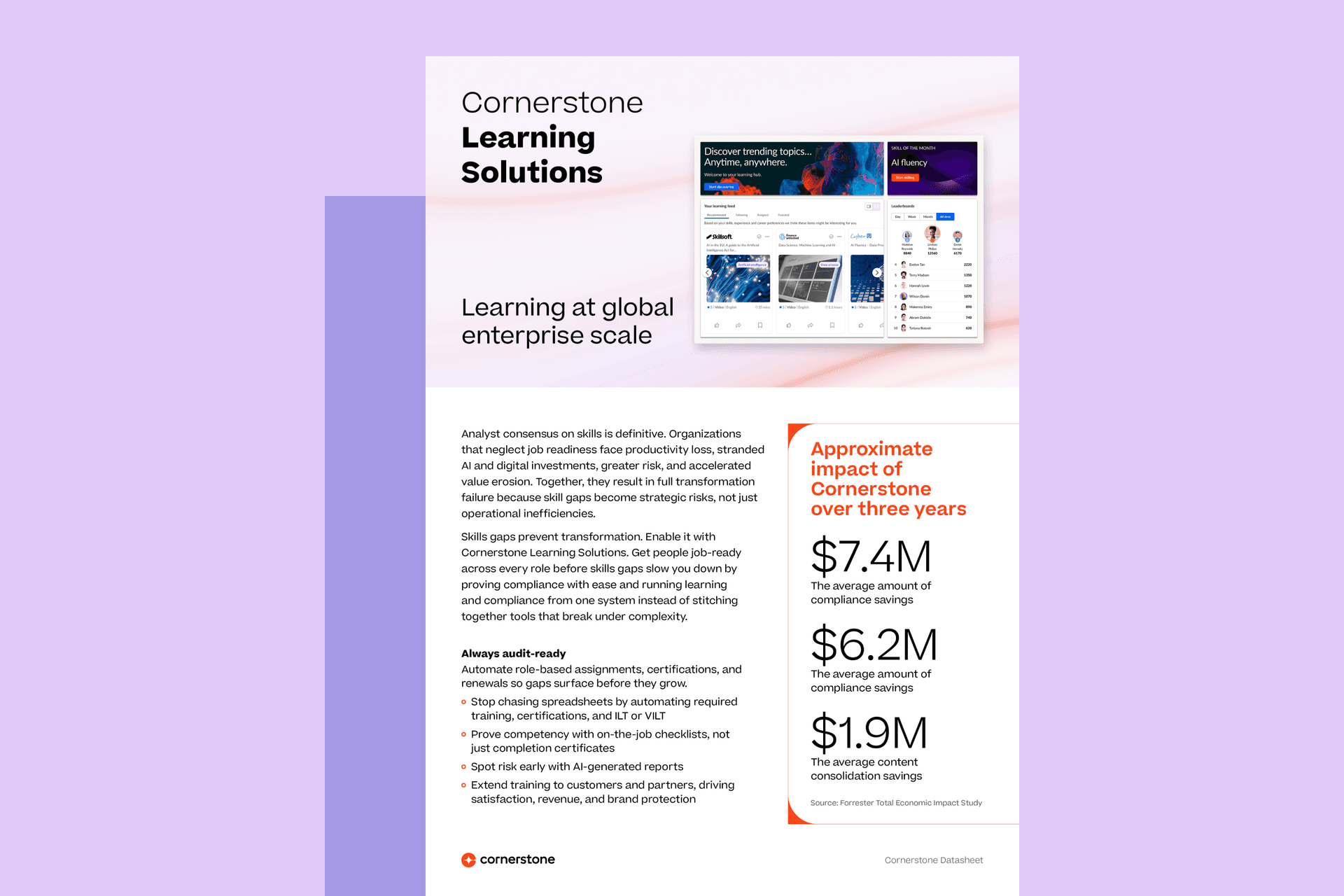 Cornerstone learning solutions