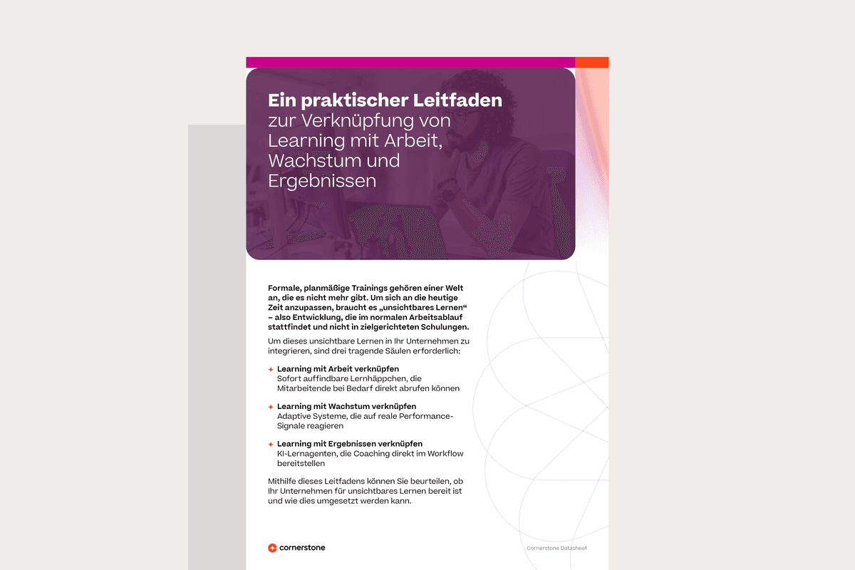 Ein praktischer Leitfaden zur Verknüpfung von Learning mit Arbeit, Wachstum und Ergebnissen