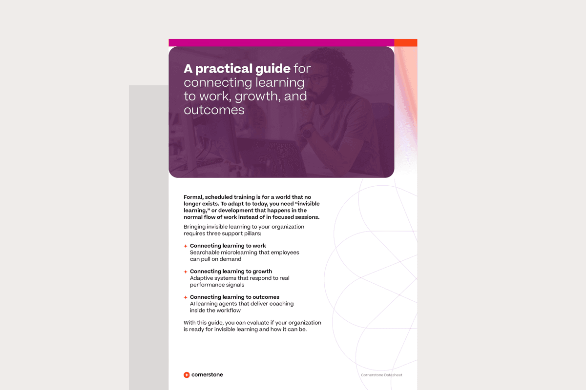 A practical guide for connecting learning to work, growth, and outcomes