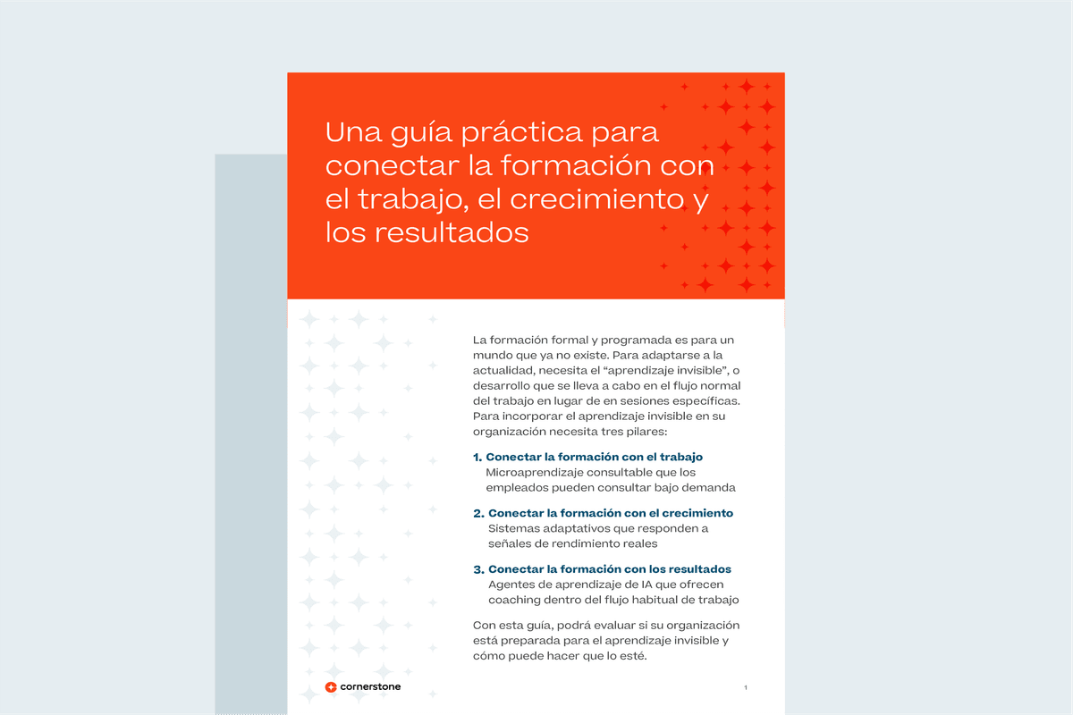 Una guía práctica para conectar la formación con el trabajo, el crecimiento y los resultados