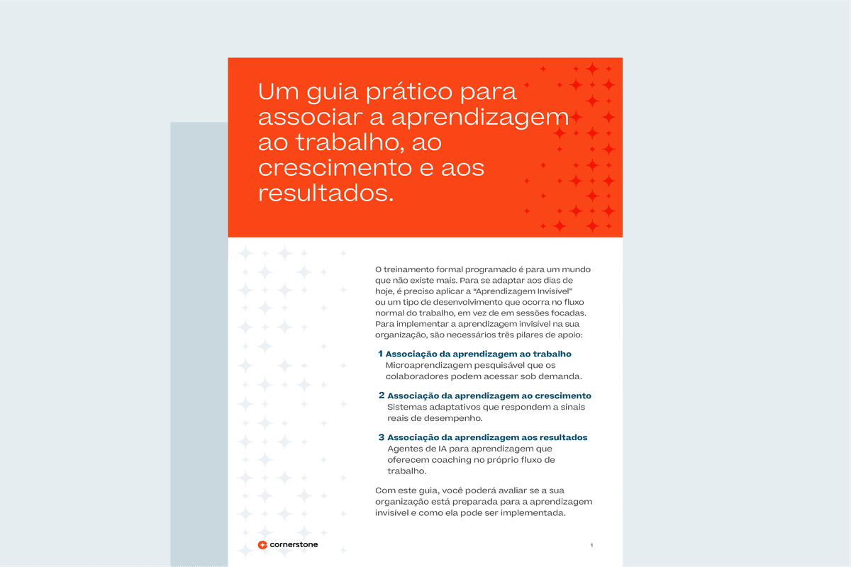 Um guia prático para associar a aprendizagem ao trabalho, ao crescimento e aos resultados.