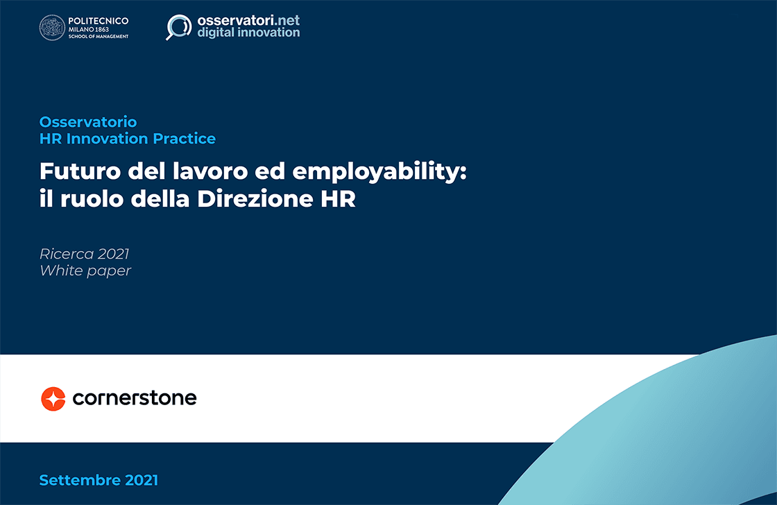 Futuro del lavoro ed employability: il ruolo della Direzione HR