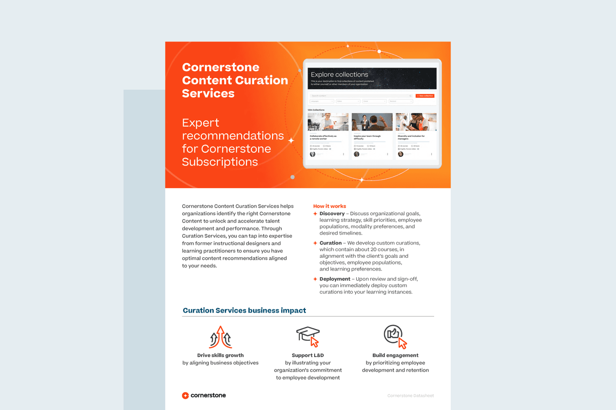 Cornerstone Content Curation Services