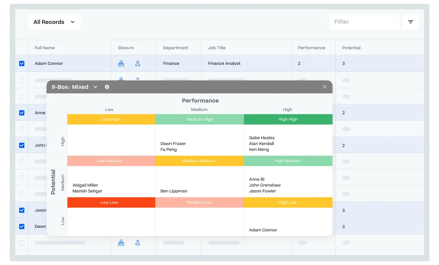 Product screen shot of Cornerstone HR.